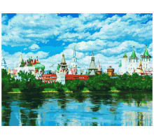 Картина по номерам на холсте "Русское подворье"