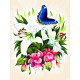 Картина по номерам на холсте "Бабочка в ботаническом саду" от "Белоснежка"