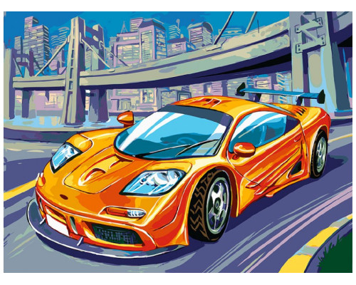 Картина по номерам на холсте "McLaren F1 GTR" от "Белоснежка"