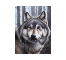 Картина по номерам на холсте "Волк"