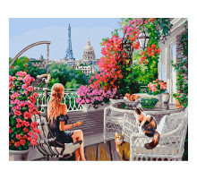 Картина по номерам на холсте "Парижанки"