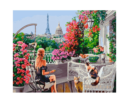 Картина по номерам на холсте "Парижанки" от "Белоснежка"