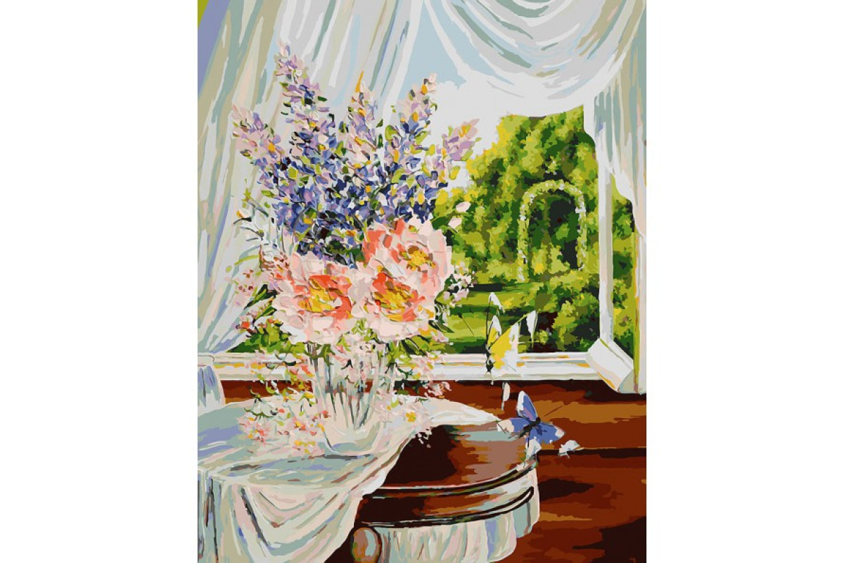 Озон картины по номерам. Картины по номерам. Белоснежка летнее утро. Картины по номерам на холсте 40х50. Картины по номерам на холсте Белоснежка.