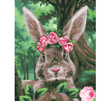 Картина по номерам на холсте "<br />Кролик в стране чудес"