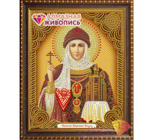 Алмазная мозаика без подрамника "Икона Святая Княгиня Ольга"