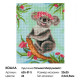 Алмазная мозаика на подрамнике "Коала"