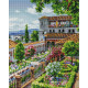 Алмазная мозаика на подрамнике "Сады Гранады"