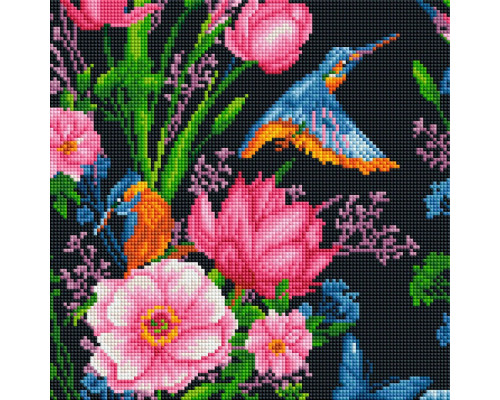 Алмазная мозаика на подрамнике "Волшебная ночь"