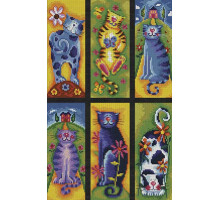 Набор для вышивания крестиком "Коллекция кошек"