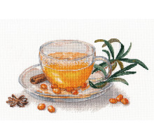 Набор для вышивания крестиком "Облепиховый чай"