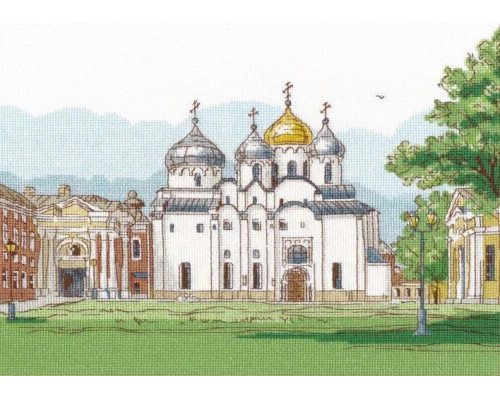 Набор для вышивания крестиком "Софийский собор. Великий Новгород"