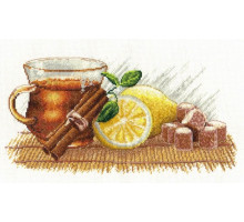 Набор для вышивания крестиком "Зимний чай"