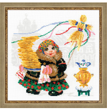 Набор для вышивания крестиком "Масленица. Блины"