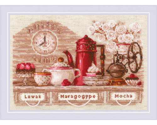 Набор для вышивания крестиком "Coffee Time"