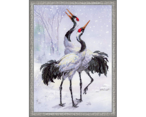 Набор для вышивания крестиком "Журавли"