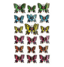 Набор наклеек "Пёстрые бабочки"