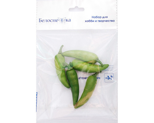 Перец 1,5*5.5 см. 5 шт. зеленый