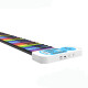 Разноцветное гибкое пианино 49 клавиш, PE49C