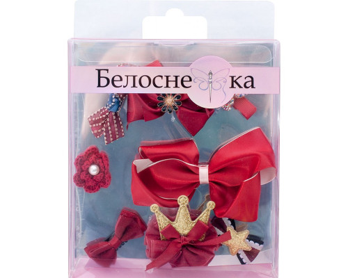 Набор заколок "Белоснежка", 9 шт.